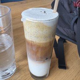black sesame latte