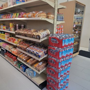 Green Land Market - shelves of food and beverages - Grocery Near Me - San Bruno, California