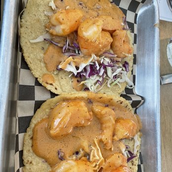 Zona Rosa - Shrimp tacos (chipotle crema, cabbage) - Mexican Near Me - San Jose, California Zona Rosa - Shrimp tacos (chipotle crema, cabbage) - Mexican Near Me - San Jose, California
