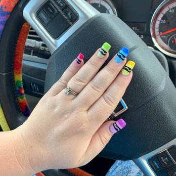 Kelly's Nails & Spa - Crayon Nails!!! - Nail Salons Near Me - Gilbert, Arizona