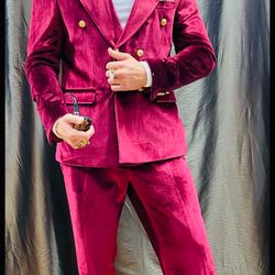 Dallas Vintage Shop - Throwback 70's Suave Burgundy Suit