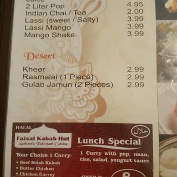 Faisal Kabab Hut - Pakistani Near Me - Calgary, Alberta