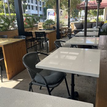 Nonna Mercato - part of the patio - Bakeries Near Me - Long Beach, California
