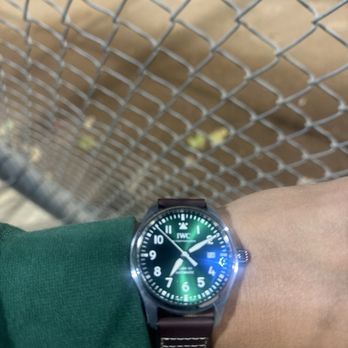 IWC Schaffhausen Boutique - On the brown leather strap with butterfly clasp - Watches Near Me - Costa Mesa, California
