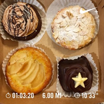 Chocolatier Barrucand - The tarts are awesome! After my run I had 1/2 of the Raspberry. Really delicious, well worth the price. The Pear tart is incredible too. - Desserts Near Me - Concord, North Carolina Chocolatier Barrucand - The tarts are awesome! After my run I had 1/2 of the Raspberry. Really delicious, well worth the price. The Pear tart is incredible too. - Desserts Near Me - Concord, North Carolina