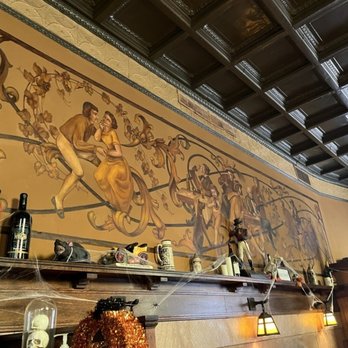 Bender's Tavern - Historic murals in bar area - Seafood Near Me - Canton, Ohio