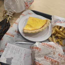 Cheeseburger Fries Custard pie Cheeseburger Fries Custard pie