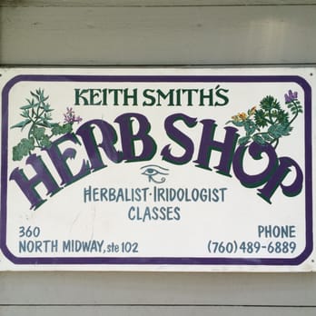 Keith Smith's Herb Shop - a sign on the side of a building - Herbs & Spices Near Me - Escondido, California Keith Smith's Herb Shop - a sign on the side of a building - Herbs & Spices Near Me - Escondido, California