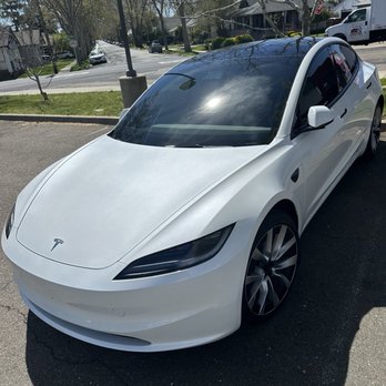 Sterling Window Tinting - Tinted Tesla Model 3 - Car Window Tinting Near Me - El Dorado Hills, California