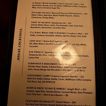 The End - Menu - Cocktail Bars Near Me - Portland, Oregon The End - Menu - Cocktail Bars Near Me - Portland, Oregon