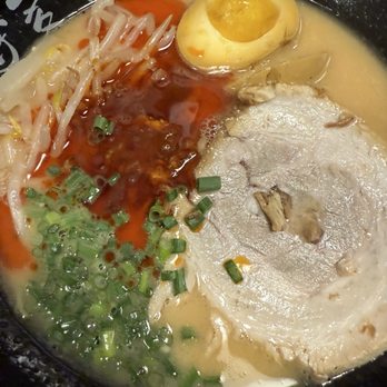 Hakata Choten - Tonkotsu Miso Rouge w/ Egg - Ramen Near Me - Paris, 75 Hakata Choten - Tonkotsu Miso Rouge w/ Egg - Ramen Near Me - Paris, 75
