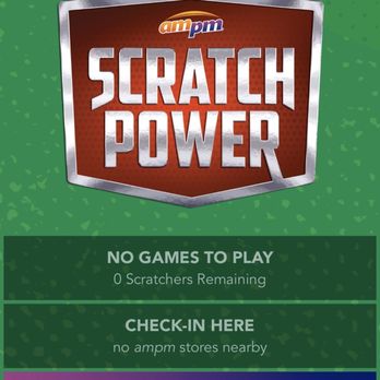 ampm - a screenshot of the app for scratch power - Convenience Stores Near Me - Victorville, California