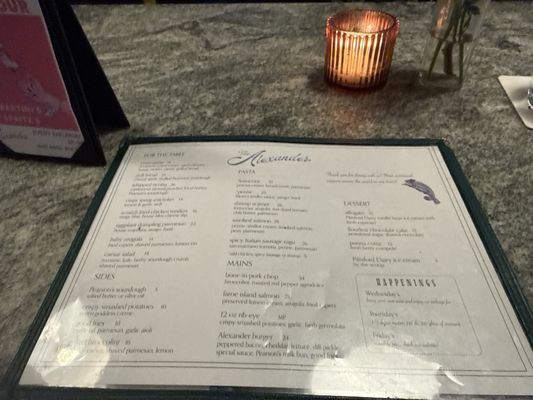 Menu photo 1 The Alexander Rochester, NY Menu photo 1 The Alexander Rochester, NY