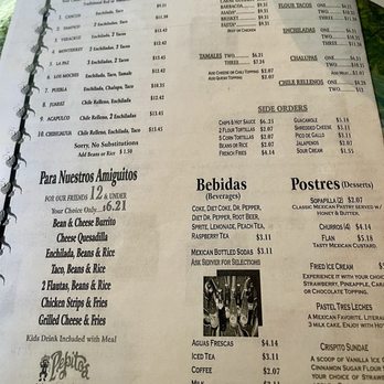 Pepito's Mexican Restaurante - Menu - Mexican Near Me - Canyon, Texas Pepito's Mexican Restaurante - Menu - Mexican Near Me - Canyon, Texas