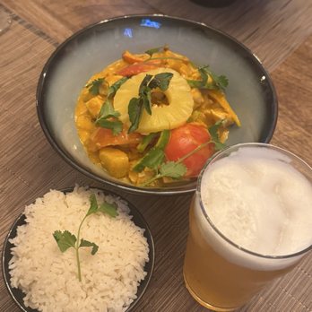 Ameriasia Bistro - curry with chicken - Asian Fusion Near Me - Victor, Idaho
