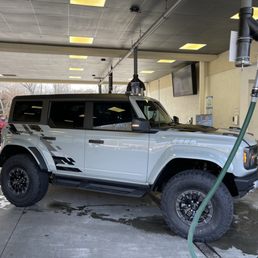 My Bronco raptor fits perfect through the machine My Bronco raptor fits perfect through the machine