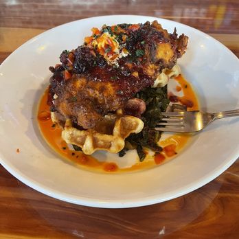 794 Kitchen and Bar - Chicken and waffles, yum! - Bars Near Me - Muskegon, Michigan