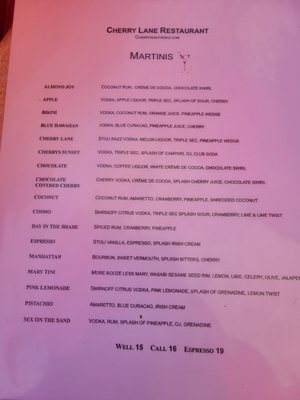 Menu photo 1 Cherry's On the Bay Cherry Grove, NY
