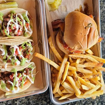 Topgolf - Tres steak tacos and smokehouse burger. - New American Near Me - Orlando, Florida Topgolf - Tres steak tacos and smokehouse burger. - New American Near Me - Orlando, Florida