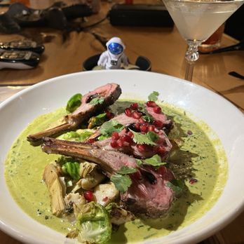 Derby - Houston - Lamb Chops special with a cucumber martini Yum! - Southern Near Me - Houston, Texas Derby - Houston - Lamb Chops special with a cucumber martini Yum! - Southern Near Me - Houston, Texas