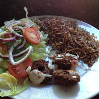 Aladdin Crown Pizza - Falafel salad - Pizza Near Me - New Haven, Connecticut Aladdin Crown Pizza - Falafel salad - Pizza Near Me - New Haven, Connecticut