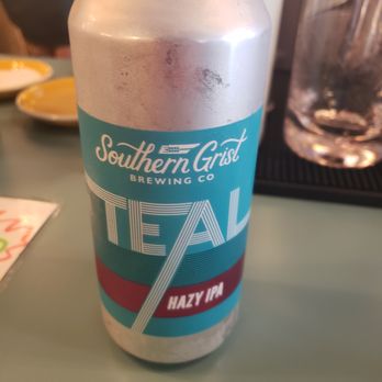 Redheaded Stranger - Hazy IPA, Teal, by Southern Grist - Tacos Near Me - Nashville, Tennessee