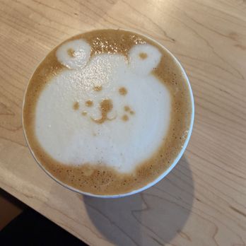 Champagnes Kitchen - Latte with a bear! - Breakfast & Brunch Near Me - Huntington Beach, California