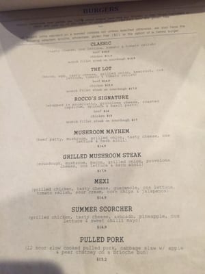 Menu photo 3 Rocco's Burger Cafe Croydon North, VIC Menu photo 3 Rocco's Burger Cafe Croydon North, VIC