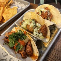 Nashville Hot Taco and Pollo Asado Taco Nashville Hot Taco and Pollo Asado Taco