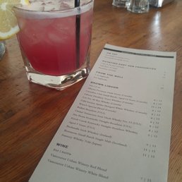 Yummy cocktail made from Odd Society Cassis.
