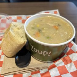 Chicken pot pie soup