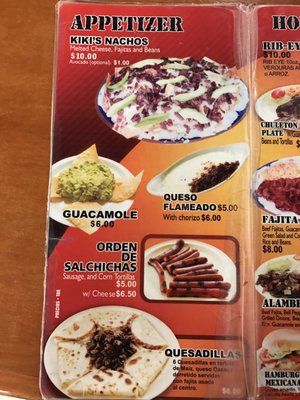 Menu photo 8 Kiki's Restaurant Familiar McAllen, TX Menu photo 8 Kiki's Restaurant Familiar McAllen, TX