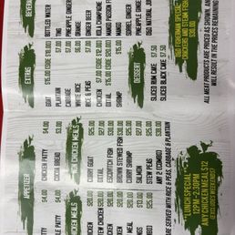 Menu as of 12/29/24