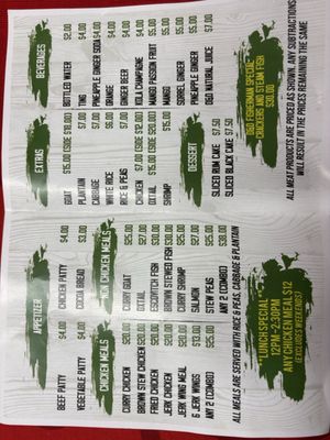 Menu photo 2 D&D Caribbean Kitchen Beltsville, MD