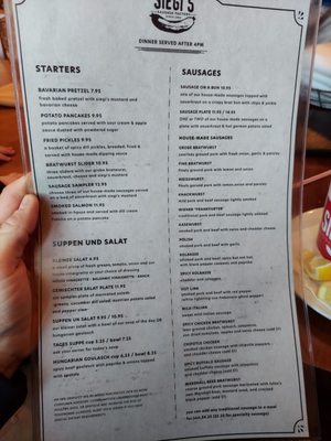 Menu photo 3 Siegi's Sausage Factory Tulsa, OK Menu photo 3 Siegi's Sausage Factory Tulsa, OK
