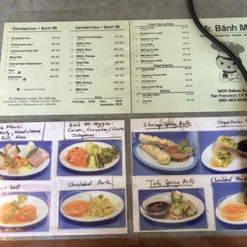 Mr Banh Mi - Menu - Vietnamese Near Me - San Francisco, California Mr Banh Mi - Menu - Vietnamese Near Me - San Francisco, California