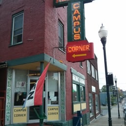 the front of the building