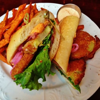 Sava's - Fried Green Tomato Po'boy - Bars Near Me - Ann Arbor, Michigan Sava's - Fried Green Tomato Po'boy - Bars Near Me - Ann Arbor, Michigan