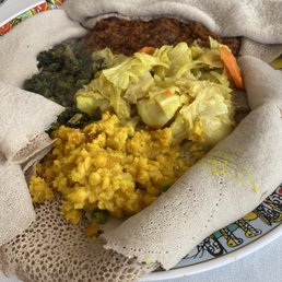 Vegetarian plate Vegetarian plate
