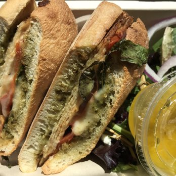 Local Joe - Turkey pesto sandwich with salad - Coffee & Tea Near Me - Honolulu, Hawaii Local Joe - Turkey pesto sandwich with salad - Coffee & Tea Near Me - Honolulu, Hawaii