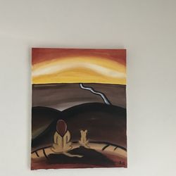 Painting with a Twist - Finished painting