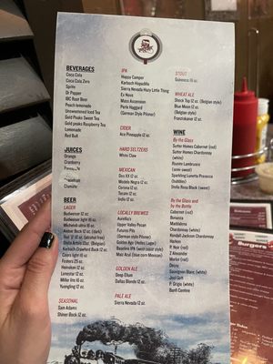 Menu photo 5 Track One El Paso, TX Menu photo 5 Track One El Paso, TX