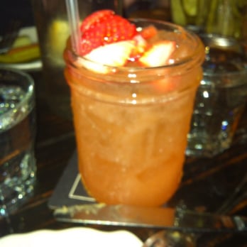Jacob's Pickles - Jam jar (strawberry infused gin) $12 - Comfort Food Near Me - New York, New York