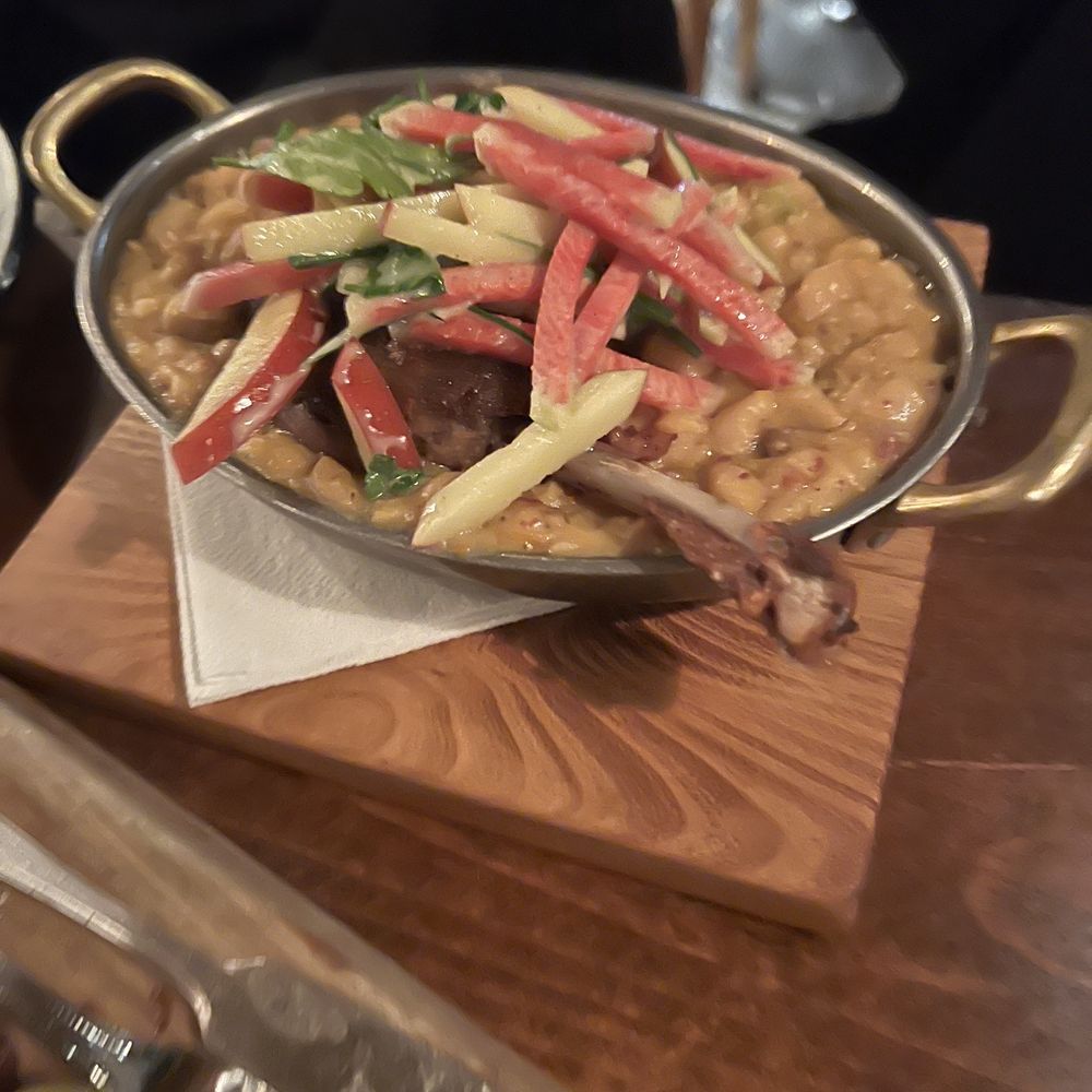 Lardon - Sunchoke risotto - Cafes Near Me - Chicago, Illinois Lardon - Sunchoke risotto - Cafes Near Me - Chicago, Illinois