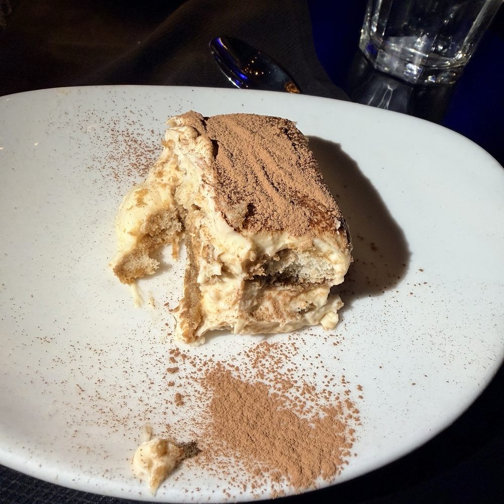 Radici - DineLA 2026: Tiramisu (supposed to be panna cotta but they ran out) - Italian Near Me - Hermosa Beach, California Radici - DineLA 2026: Tiramisu (supposed to be panna cotta but they ran out) - Italian Near Me - Hermosa Beach, California