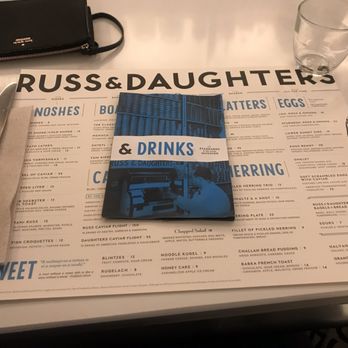Russ & Daughters Cafe - Menu - Bagels Near Me - New York, New York