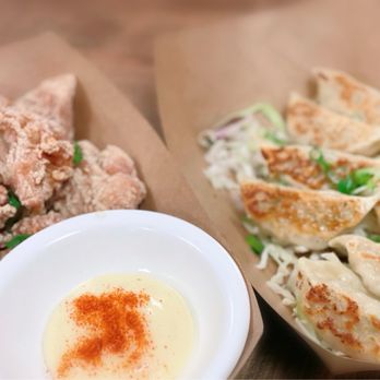 Ramen Kameko - Chicken karaage; gyoza - Ramen Near Me - San Francisco, California Ramen Kameko - Chicken karaage; gyoza - Ramen Near Me - San Francisco, California