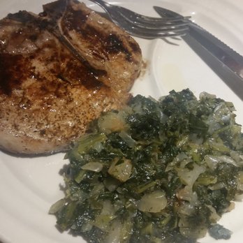 Rose Hill Restaurant - Juicy Grilled Pork Chop and Turnip Greens! - American Near Me - Rose Hill, North Carolina Rose Hill Restaurant - Juicy Grilled Pork Chop and Turnip Greens! - American Near Me - Rose Hill, North Carolina