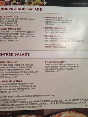Menu photo 5 Outback Steakhouse Modesto, CA