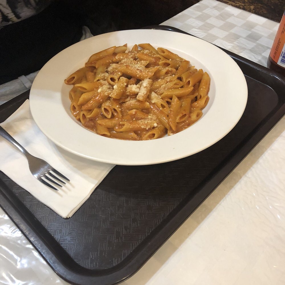 Louie's Pizza - Penne ala vodka - Italian Near Me - Elmhurst, New York Louie's Pizza - Penne ala vodka - Italian Near Me - Elmhurst, New York